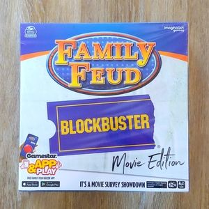 NEW Family Feud Blockbuster Party Quiz Board Game Movie Edition